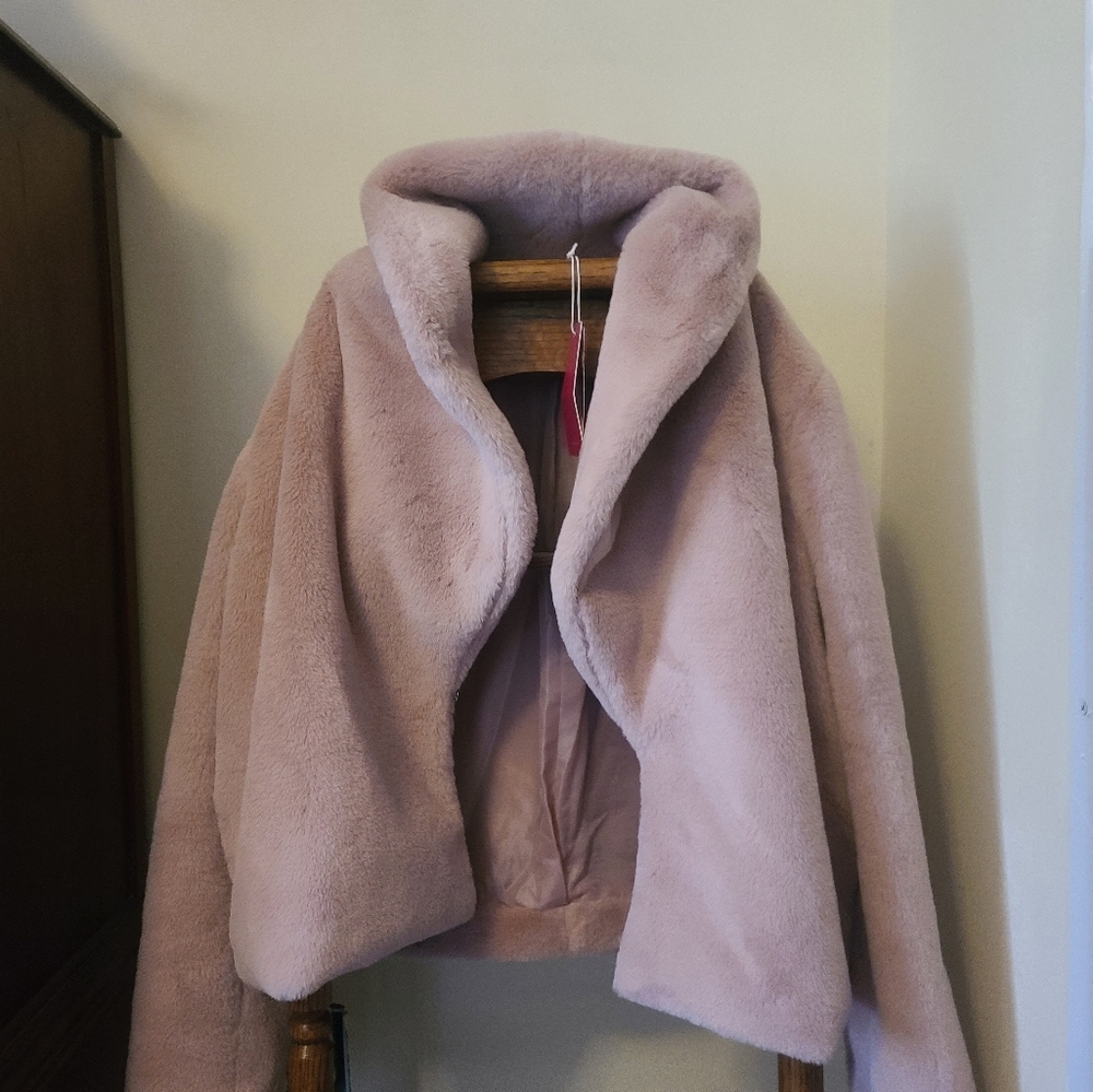 Faux fur jacket